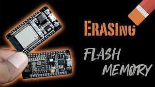 Erase flash memory like Magic 🪄 | ESP8266 | ESP32