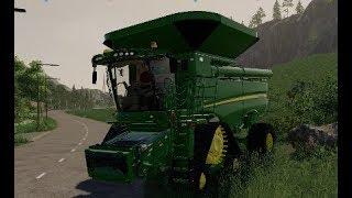 The New John Deere S790 and Paving a Road!!!