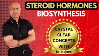 Synthesis of Steroid Hormones | Biosynthesis | Dr Najeeb‍️