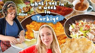 What I eat in a week at my ANNE's house in Turkey
