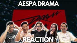 FIRST TIME WATCHING AESPA!! | aespa 에스파 'Drama' MV REACTION!!