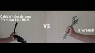 CableWholesale's HDMI Cable vs Wrench