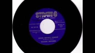 Richard Brothers - "Drunk Driver's Coming" (1959) Strate-8 / Fortune Records - KILLER BLUES!