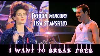 I Want To Break Free - Freddie Mercury & Lisa Stansfield (Fan Made)