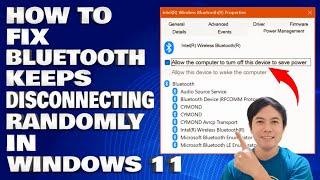 How To Fix Bluetooth Keeps Disconnecting Randomly in Windows 11