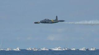 T-33 at Pacific Airshow Huntington Beach. Saturday. 2023. 4K 60fps.