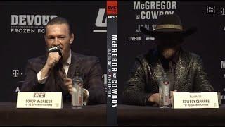 UFC 246 Pressekonferenz: McGregor vs. Cowboy | DAZN