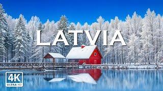 Winter in Latvia 4K - Breathtaking Tour of Snowy Landscapes, Frozen Forests, and Baltic Winter Charm