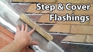 How to Install Step and Cover Flashing - For Roof Tiles and Chimney Flashings