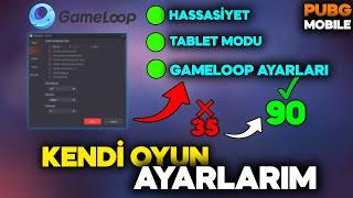 GAMELOOP , ÇÖZÜNÜRLÜK ve TABLET MODU AYARLARIM!!  PUBG Mobile