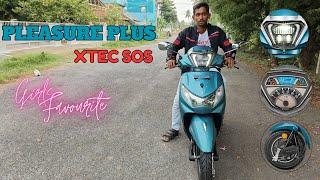 Girls safety scooter In 2024 Hero Pleasure plus Xtec sos | Details Review Tamil | so many features