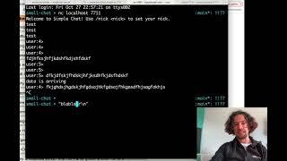Writing System Software 6: smallchat client & raw line input