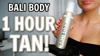 Testing Bali Body’s NEW 1 Hour Express Tan!