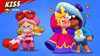 Sweet Kiss by Leon Shark ^.^ Brawl Stars Funny Skin