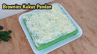 RESEP BROWNIES KUKUS PANDAN SIMPEL || TAKARAN SENDOK