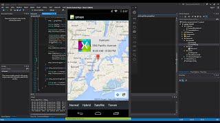 Xamarin Android Tutorial   43   Google Maps - Info  Windows
