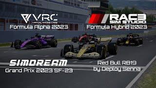 Onboard Comparaison (VRC, RSS, SimDream, DeploySenna 2023) at Barcelona