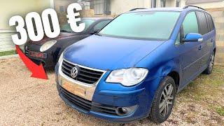 J’achète un Volkswagen Touran boite auto a 300 €