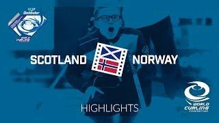 HIGHLIGHTS: Scotland v Norway - Men round-robin - World Junior Curling Championships 2018