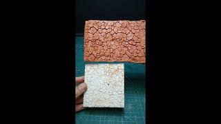 (Style 1) Cobblestone Texture Using a Texture Roller for My Diorama or Terrain Building