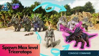 Tamed Triceratops Spawn Command | Ark Survival Ascended