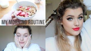 My Spring Morning Routine! Hair & Make up | Rachel Leary