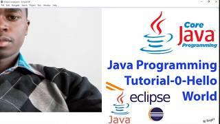 Java Programming Tutorial | Create Hello World  program| Eclipse |Step by Step