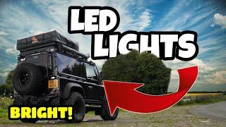 WIRING IN NEW LED MIRROR PUDDLE LIGHTS DEFENDER OPTIMILL...