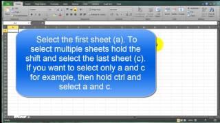 How to move or copy sheet in excel