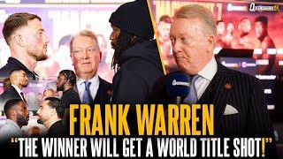 Frank Warren PROMISES “World Title Fight” for Pauls vs Bentley Winner & Talks the Heavyweights 