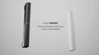 MSA12X Powered Beam-Steering Array Loudspeaker from Bose Professional