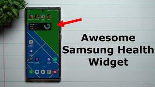 Try This New Samsung Health Widget Today!