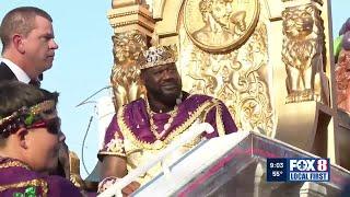 Thousands gather Uptown as Shaquille O’Neal reigns as Bacchus King