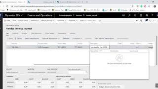 Create Invoice Journal