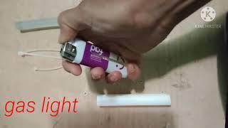 How to make a hot glue gun at home using lighter | glue gun