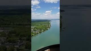 Helicopter ride on grosse Ile