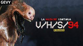 V/H/S/94 La M4sacre Continua (2021) Resumen En 10 Minutos