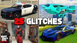 25 Glitches In GTA 5 Online!