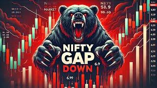 Nifty 200 gap down I nifty prediction for today I banknifty prediction for today 13 Jan Mon