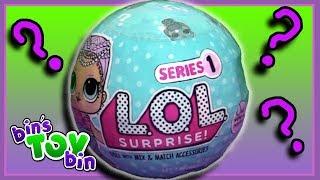 Surprise L.O.L. Lil Outrageous Littles Baby Doll Opening! | Bin's Toy Bin