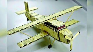 Build an Airplane Corn Cob Only With Matches | Match Art and Craft Ideas