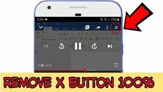 How to Remove X Button from YouTube