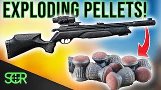 YES THEY’LL GO THRU! - Exploding Pellets PENETRATION TEST!