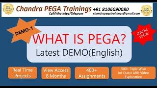 DEMO-1 What is PEGA || Projects||Joining Link Below || Newbatch NOV 27TH 2024||#pega