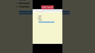 CSS Tips Part 5 - Comma Separated Lists #shorts