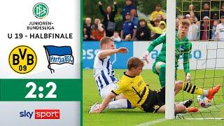 Borussia Dortmund - Hertha BSC | U19 Bundesliga | Halbfinale 2 - Hinspiel