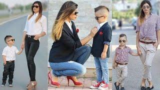 Mom & Son - matching fashion dresses!