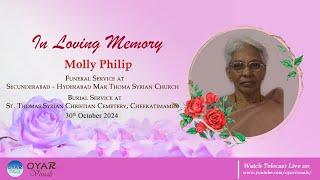 Molly Philip | Funeral Service | Oyar Visuals