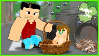 KEMAL ÇÖPLÜKTE BEBEK BULDU!  - Minecraft ZENGİN FAKİR HAYATI