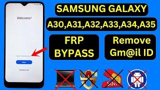 All Samsung A30,A31,A32,A33,A34,A35 FRP Bypass 2024 Without PC | Google Account Unlock Android 11/12